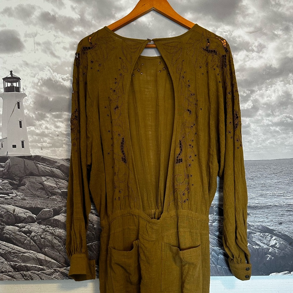 NWT Free People One Teaspoon Embroidered Jumpsuit - Picture 6 of 7